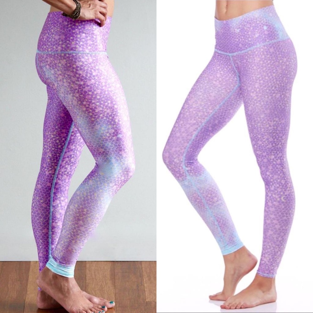 NWT Teeki Hot Pant Leggings Mermaid Fairyqueen Lavender size Small